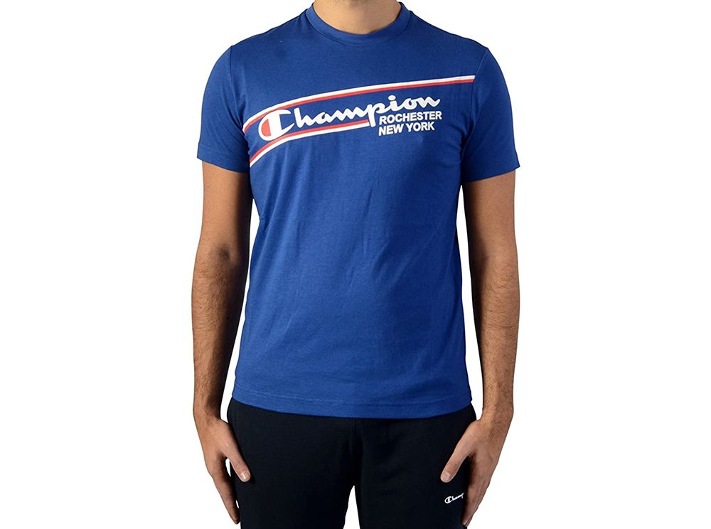 Royal blue champion online shirt
