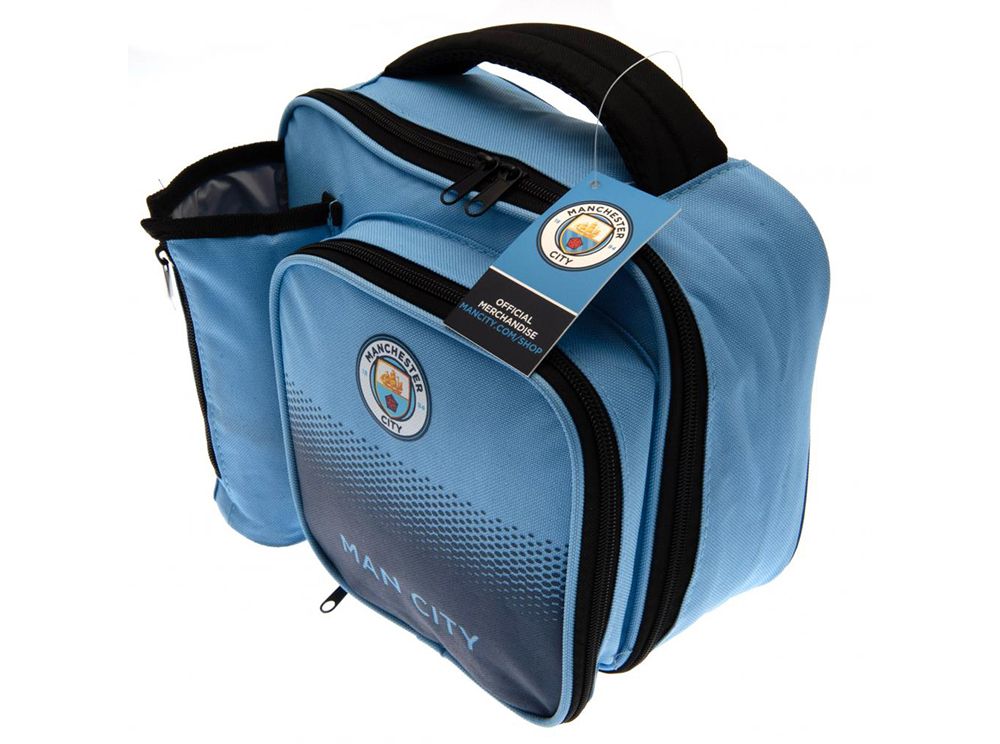 Manchester City FC Fade Lunch Bag with Bottle Holder