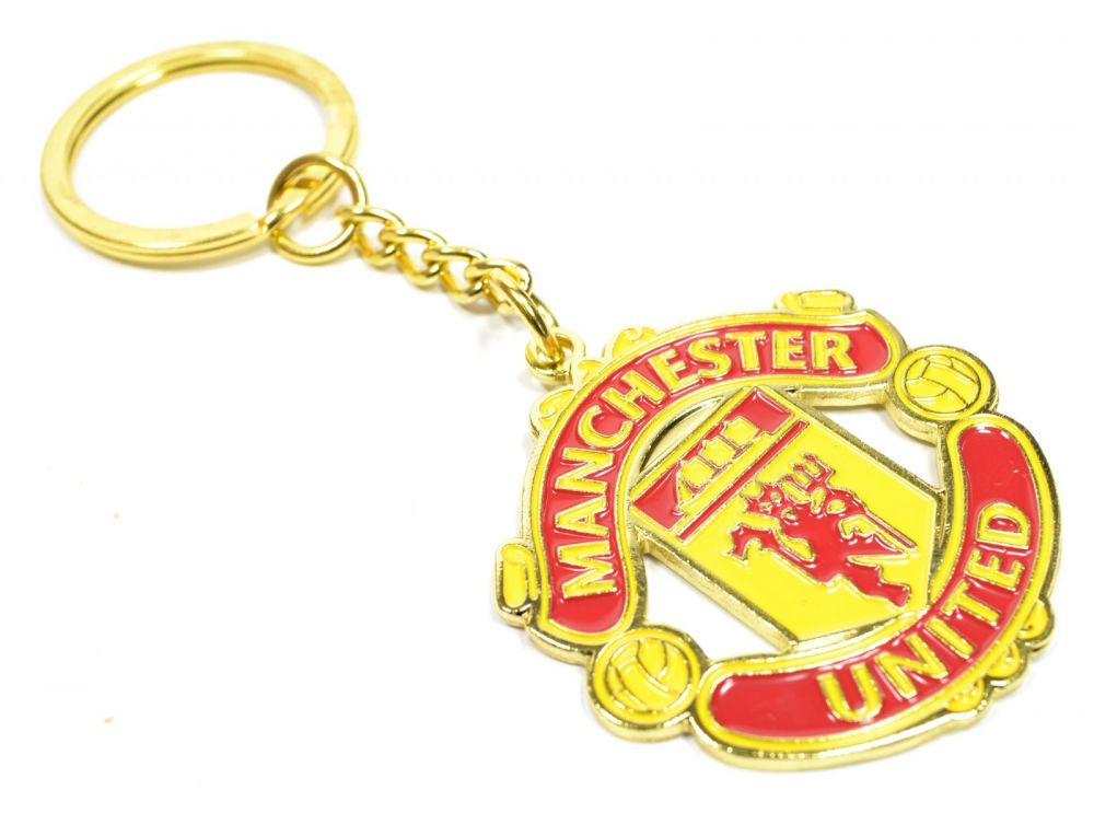 MANCHESTER UNITED FC METAL KEYRING FEATURES MUFC CREST GREAT STOCKING STUFFER FOR ANY MANCHESTER UNITED FC FAN MUFC CREST KEYCHAIN NEVER LOSE YOUR KEYS AGAIN WITH THIS GREAT KEYRING 