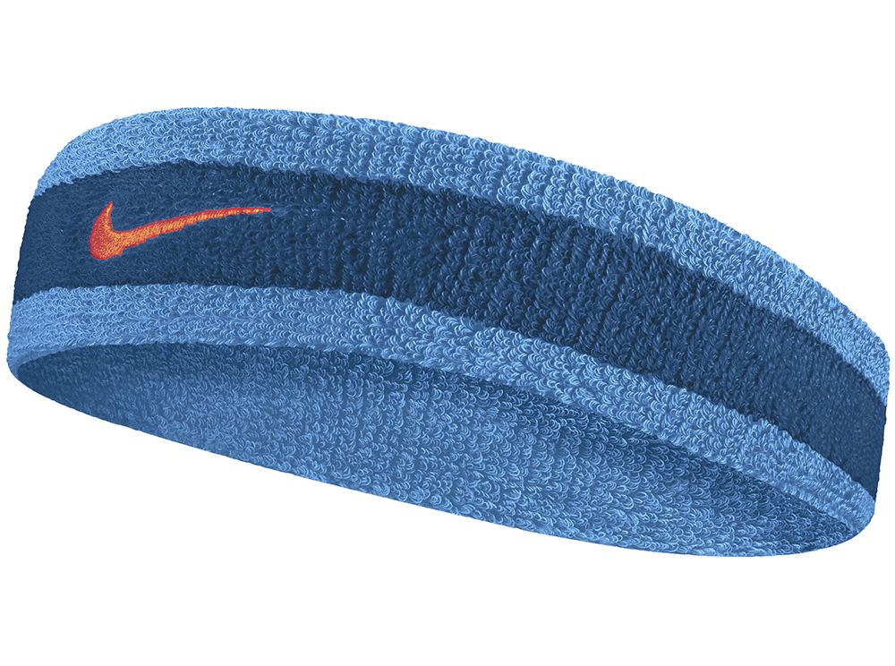 Nike swoosh headband clearance blue