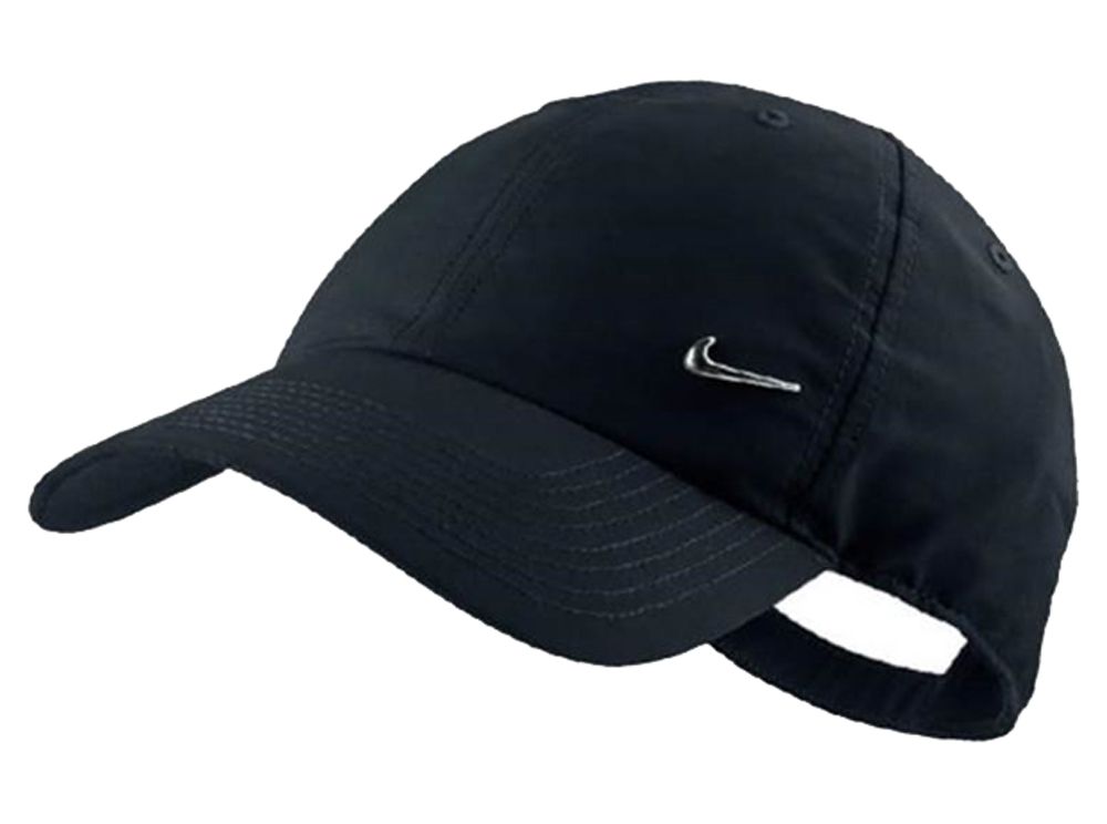 nike swoosh cap in black