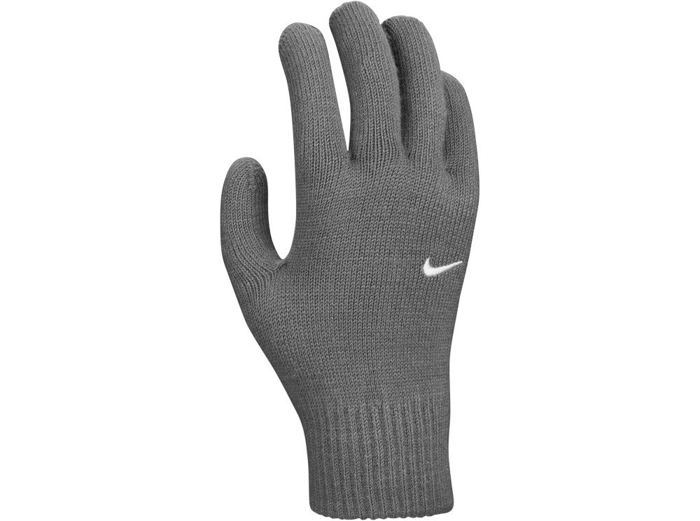 Nike Swoosh Knit Gloves 2.0 Grey