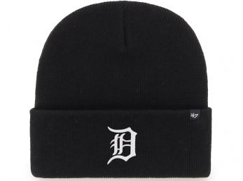 47 Brand Detroit Tigers Haymaker MLB Cuff Knitted Hat Black