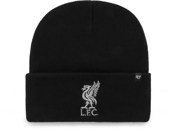 Liverpool 47 Brand Haymaker Cuff Beanie Black Metallic