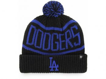 47 Brand La Dodgers Calgary MLB Cuff Knitted Bobble Hat