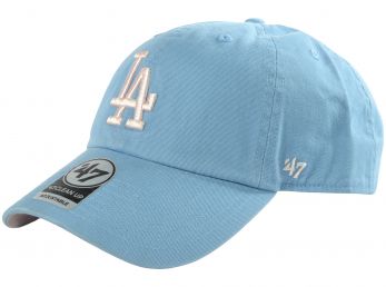 47 Brand MLB Los Angeles Dodgers Clean Up Cap Sky Blue