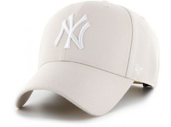 47 Brand MLB NY Yankees MVP Snapback Cap Bone