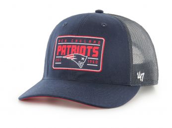 47 Brand New England Patriots Hardline Trucker Snapback Cap Navy
