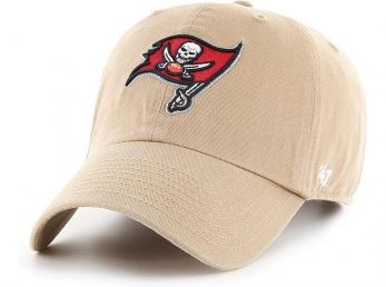 47 Brand Tampa Bay Buccaneers NFL Clean Up Baseball Cap Khaki