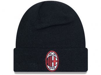 New Era AC Milan Black Cuff Knit Beanie Hat