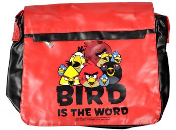 Angry Bird The Bird is The Word Shoulder Airline Bag