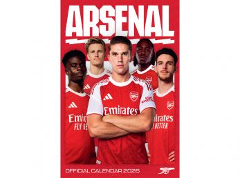 Arsenal 2026 A3 Wall Calendar