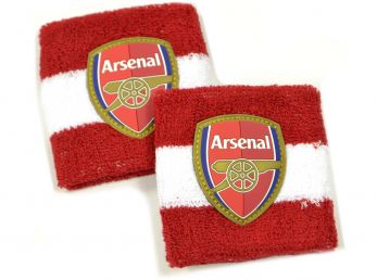 Arsenal Cotton Wristbands Red White