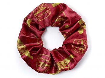 Arsenal Crest and Cannon Hair Scrunchie