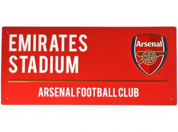 Arsenal Dark Metal Street Sign