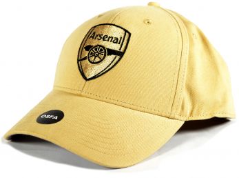 Arsenal Mono Crest Light Gold Baseball Cap