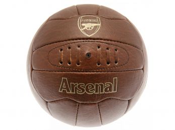 Arsenal Retro Faux Leather Heritage Ball Size 5
