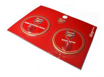 Arsenal Robe Hook Sign 2 Pack
