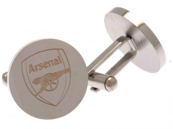 Arsenal Stainless Steel Round Cufflinks