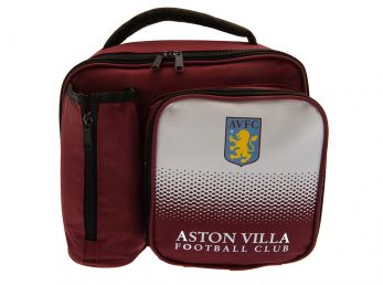 Aston Villa Fade Lunch Bag with Bottle Holder