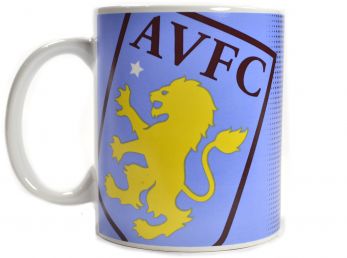 Aston Villa Halftone 11oz Boxed Mug