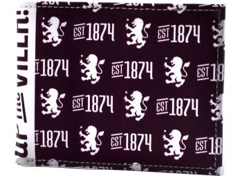 Aston Villa Icon Bifold Canvas Wallet