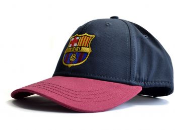 FC Barcelona Contrast Baseball Cap Navy Burgundy