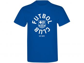 Barcelona Fut Bol Club T-Shirt Blue