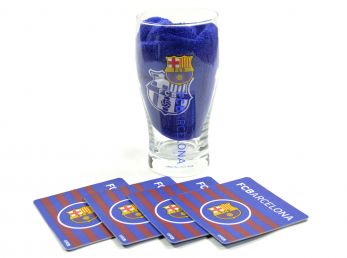 FC Barcelona Word Mark Mini Bar Set