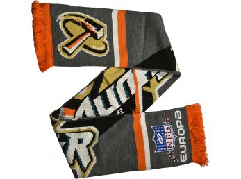 Berlin Thunder ELF Stripe Supporters Scarf Grey / Orange / Black / Teal