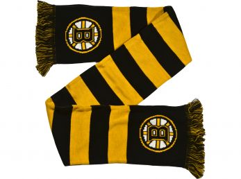 Boston Bruins NHL Bar Scarf Black / Yellow