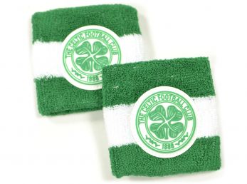 Celtic Cotton Wristbands Green White