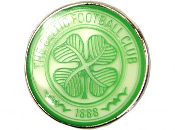 Celtic Crest Pin Badge Green