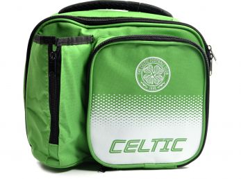Celtic Fade Lunch Bag With Bottle Holder Green Black White