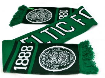 Celtic Nero Jacquard Knit Scarf