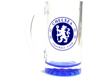 Chelsea FC Crest Stein Pint Glass