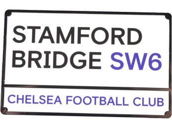 Chelsea Enamel Street Sign Fridge Magnet