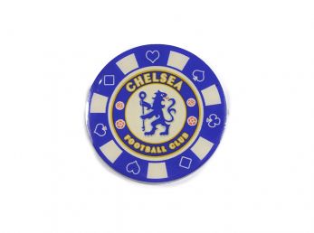 Chelsea FC Poker Chip Pin Badge