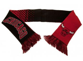 Chicago Bulls Fade NFL Scarf Black Red