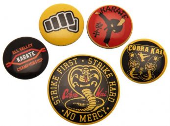 Cobra Kai No Mercy Badge Pack