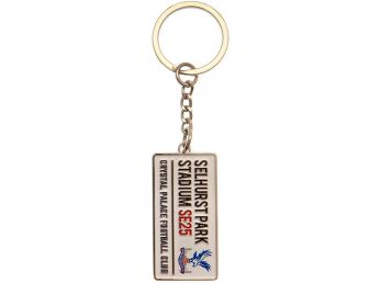 Crystal Palace Enamel Street Sign Keyring