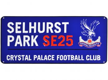 Crystal Palace Metal Street Sign Coloured