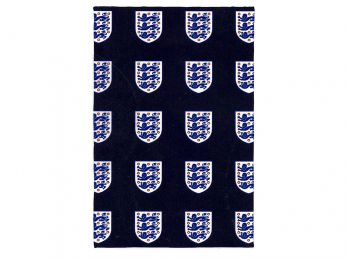 England Crest Fleece Blanket Navy
