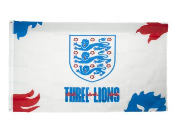 England FA Three Lions Crest Flag 5 x 3