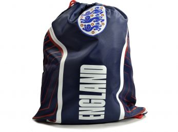 England Flash Draw String Gym Bag Navy Red