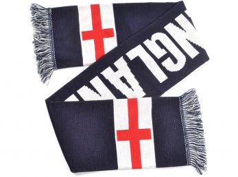 England Generic St George's Jacquard Knit Scarf SD1