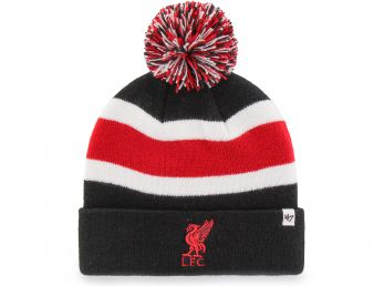 Liverpool 47 Brand Breakaway Cuff Liverbird Crest Pom Red Black White
