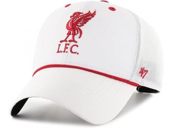 Liverpool 47 Brand Brason Mesh Baseball Cap Snapback White Red