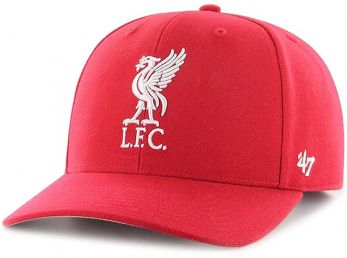 Liverpool 47 Brand MVP Liverbird Crest Cold Zone Baseball Cap Red White