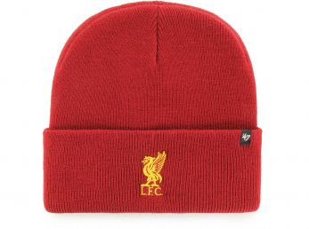 Liverpool 47 Brand Haymaker Cuff Beanie Red Gold